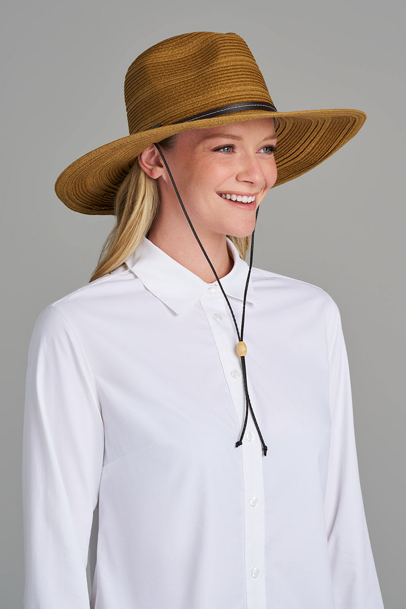 Women's Tempe Hat with Chin Cord | Tan