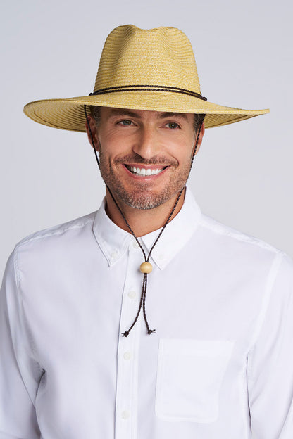 Comber Wide Brim Braided Sun Hat | Natural