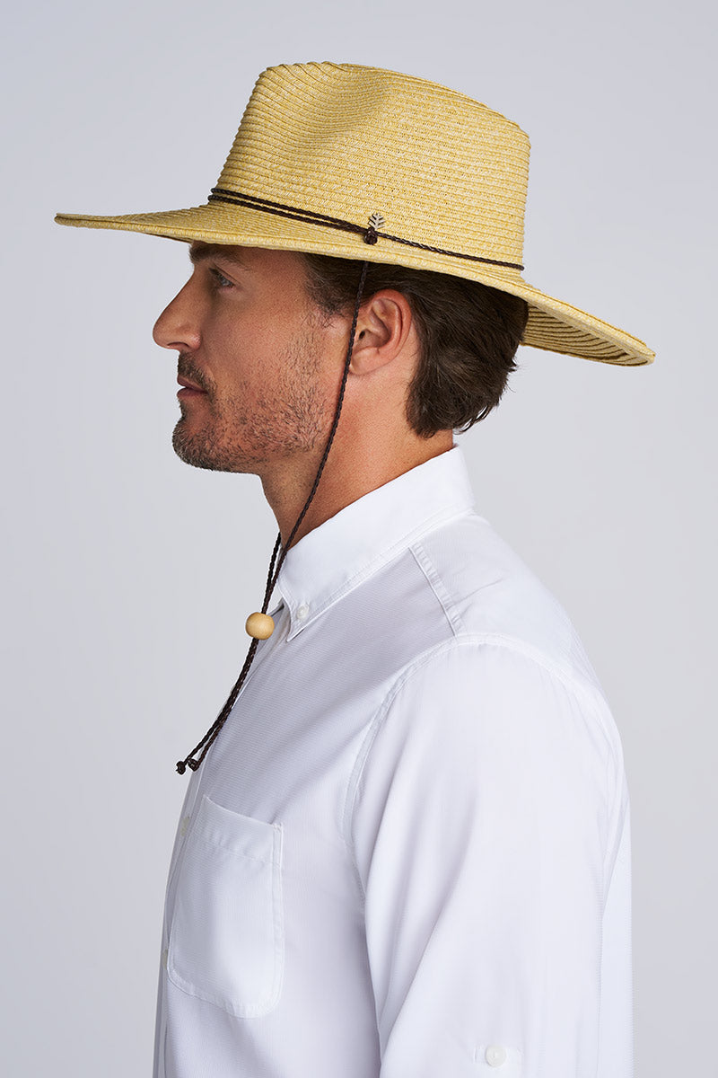 Comber Wide Brim Braided Sun Hat | Natural