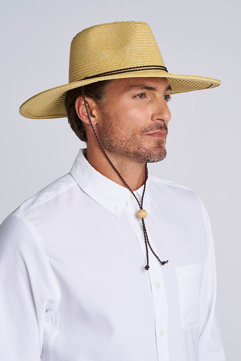 Comber Wide Brim Braided Sun Hat | Natural