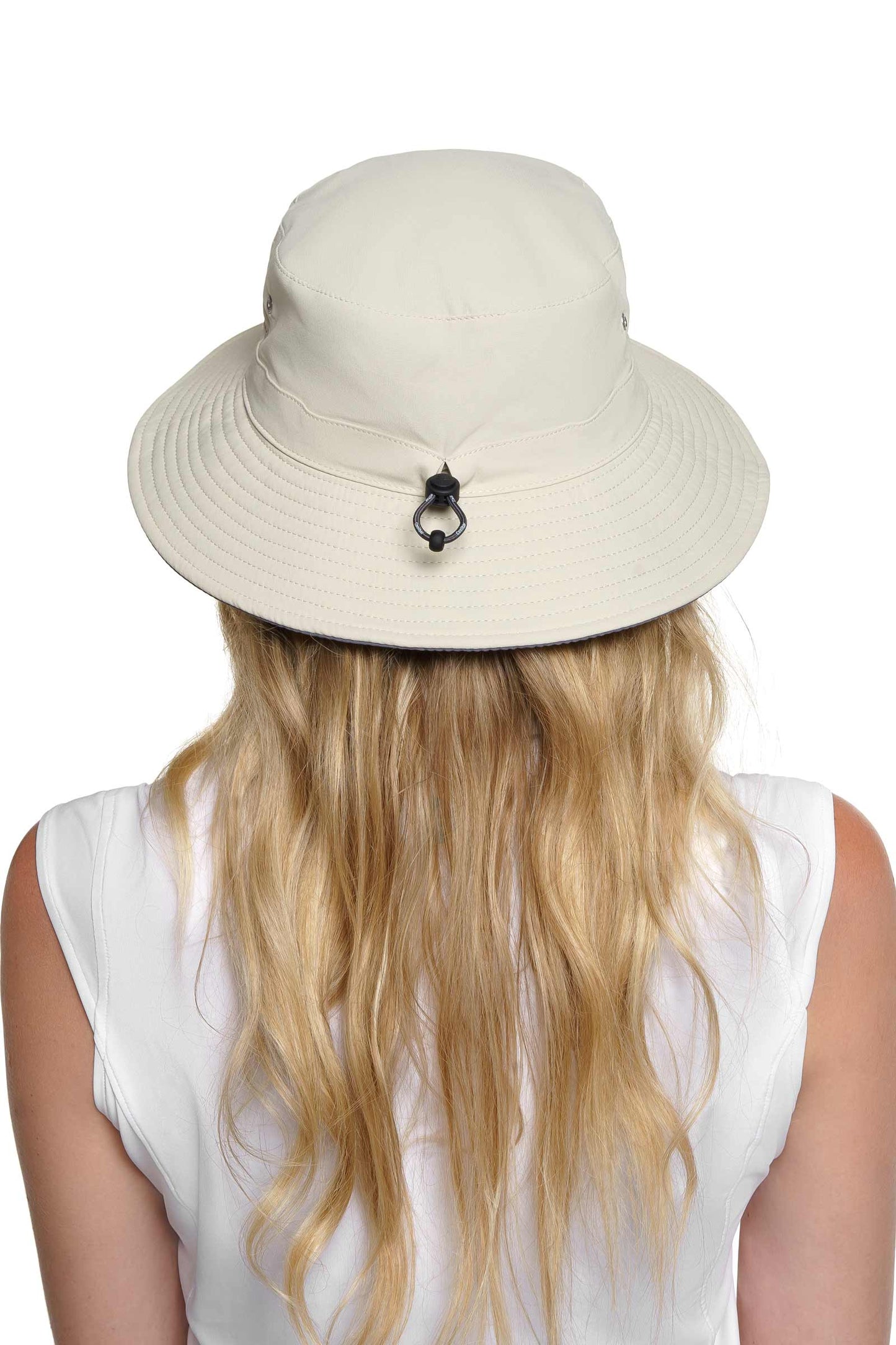 Unisex Landon Reversible Bucket Hat | Stone/Carbon