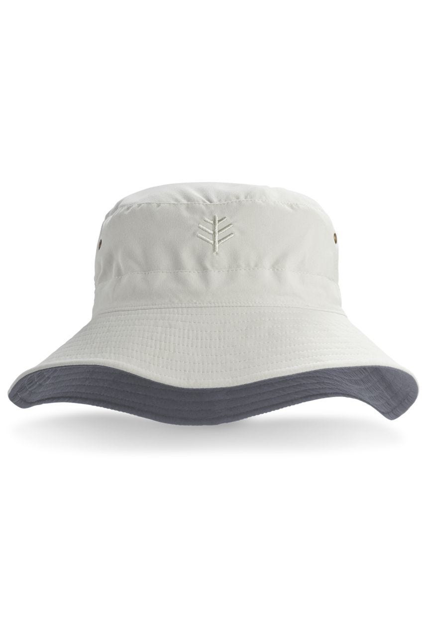 Unisex Landon Reversible Bucket Hat | Stone/Carbon