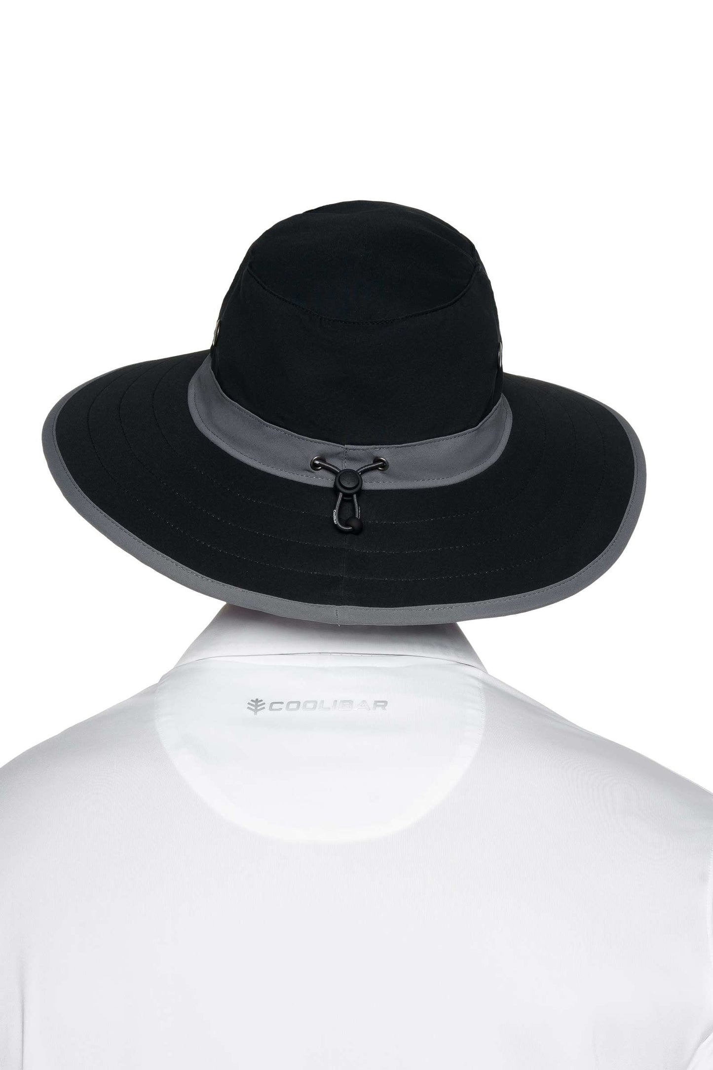 Unisex Matchplay Wide Brim Golf Hat | Black/Carbon