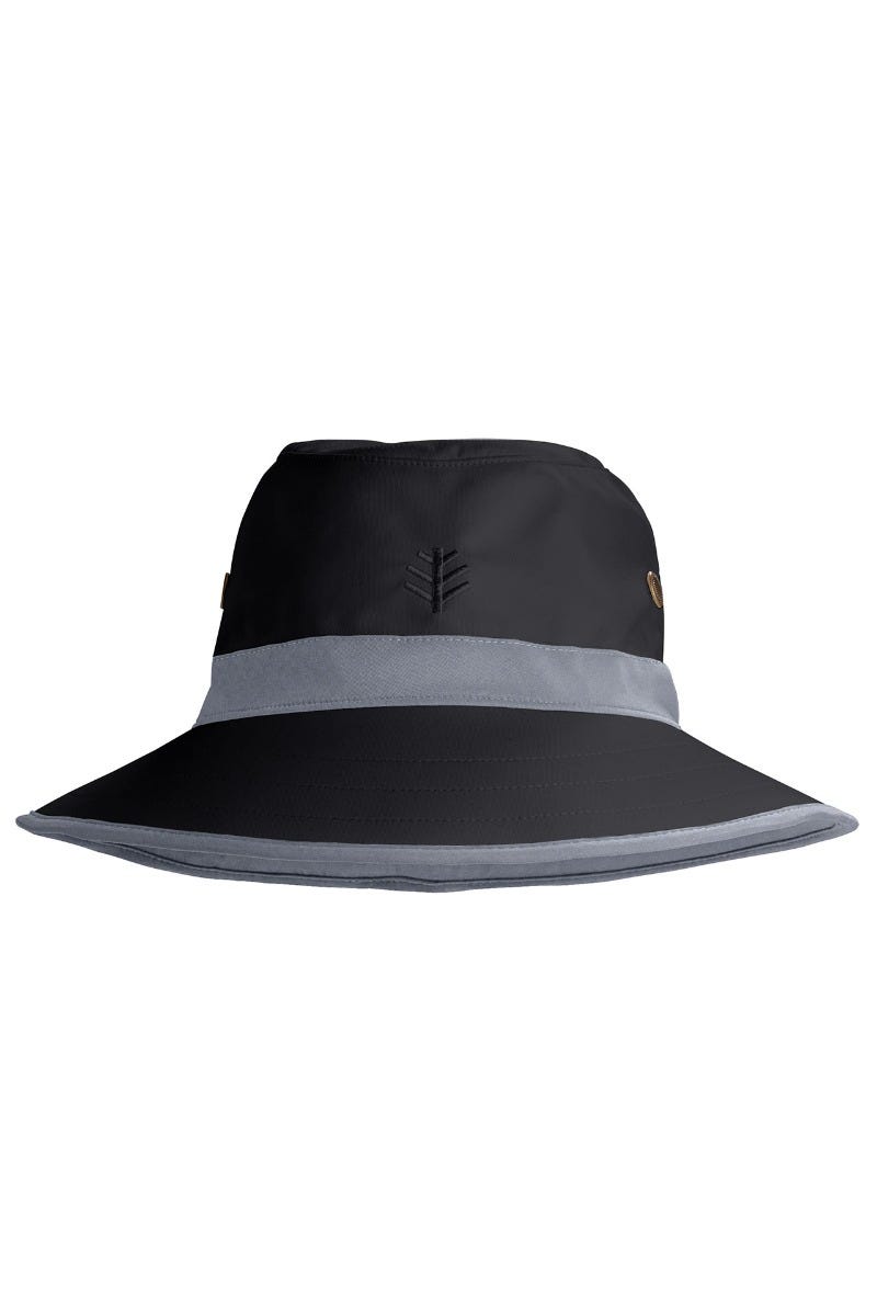 Unisex Matchplay Wide Brim Golf Hat | Black/Carbon