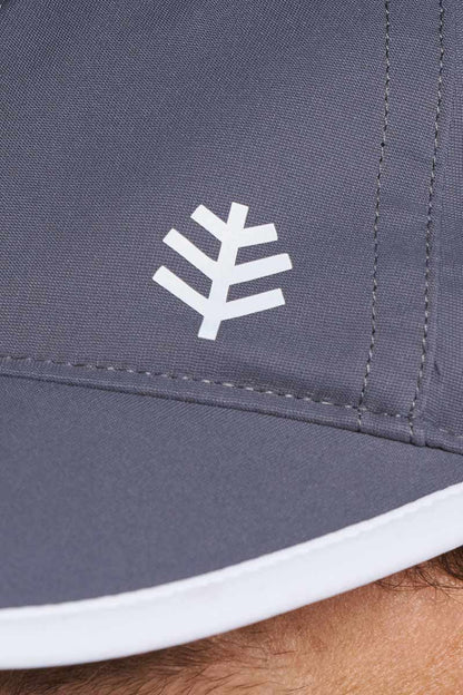 Unisex Lenny Adjustable Sports Cap | Carbon/White