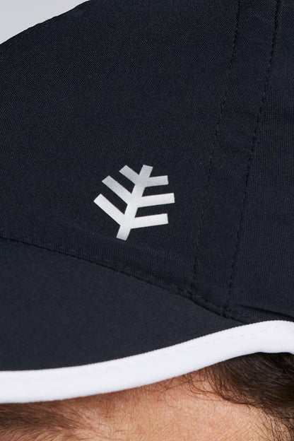 Unisex Lenny Adjustable Sports Cap | Black/White