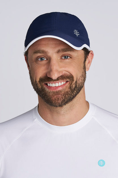 Unisex Lenny Adjustable Sports Cap | Navy/White