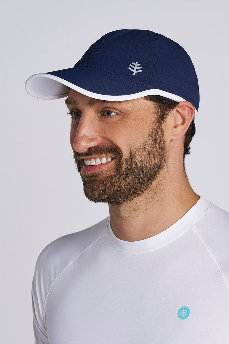 Unisex Lenny Adjustable Sports Cap | Navy/White