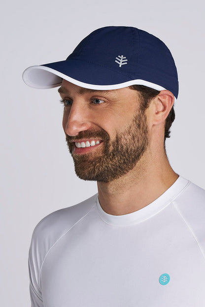 Unisex Lenny Adjustable Sports Cap | Navy/White