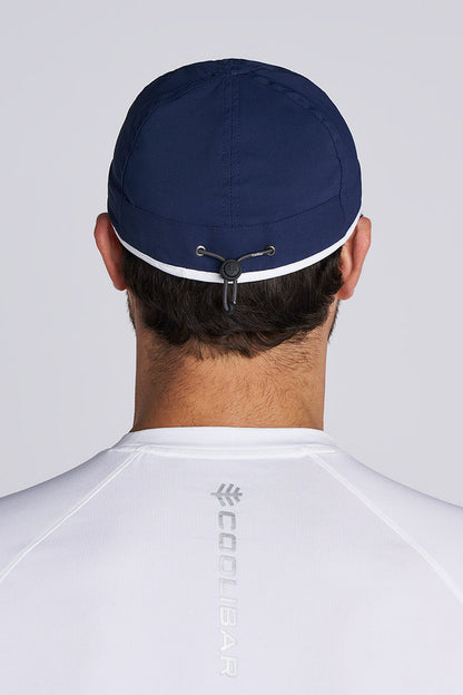 Unisex Lenny Adjustable Sports Cap | Navy/White