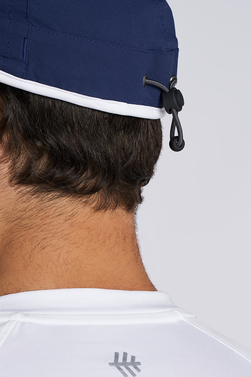 Unisex Lenny Adjustable Sports Cap | Navy/White