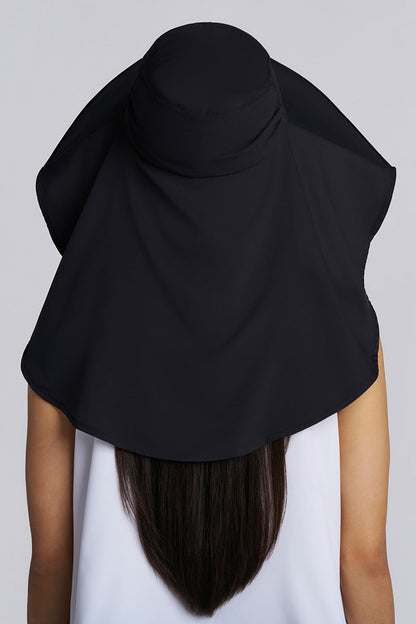 Anastasia Elegant Full Coverage Hat | Black
