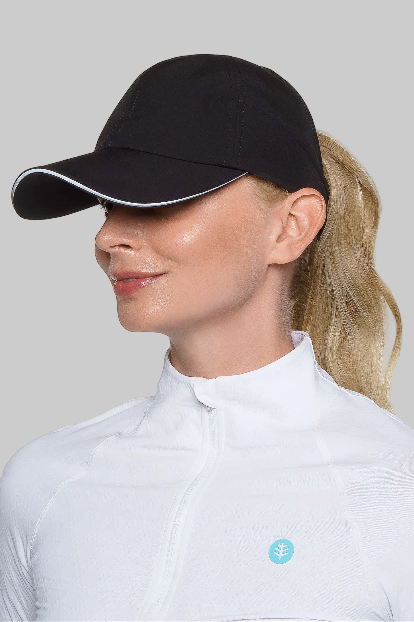 Racket Padel Ponytail Cap | Black