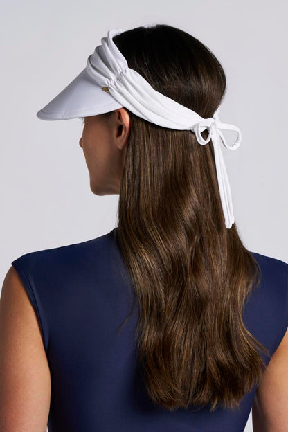 Women's Exuma Swim Visor | White