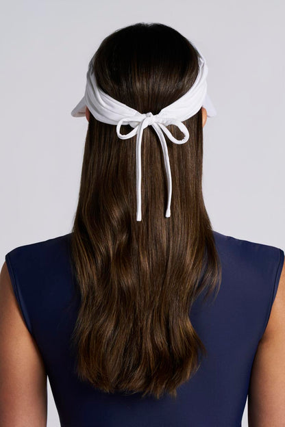 Women's Exuma Swim Visor | White