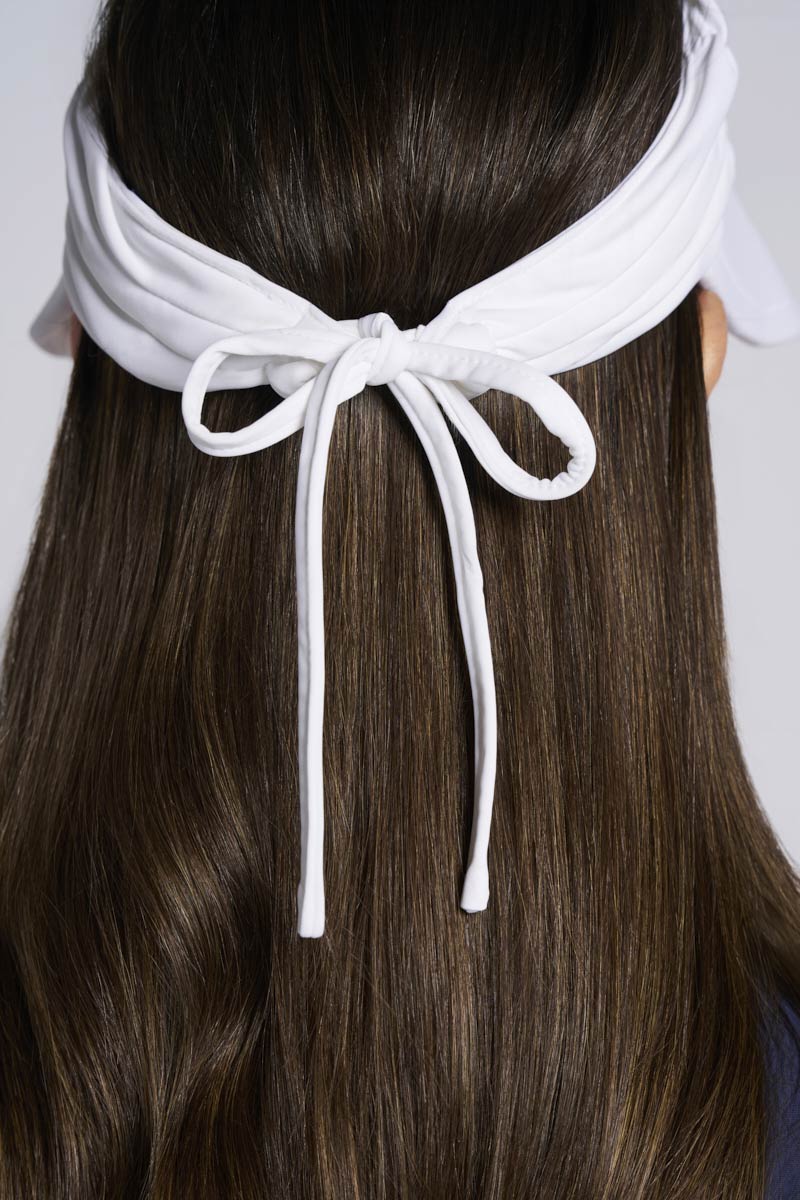 Women's Exuma Swim Visor | White