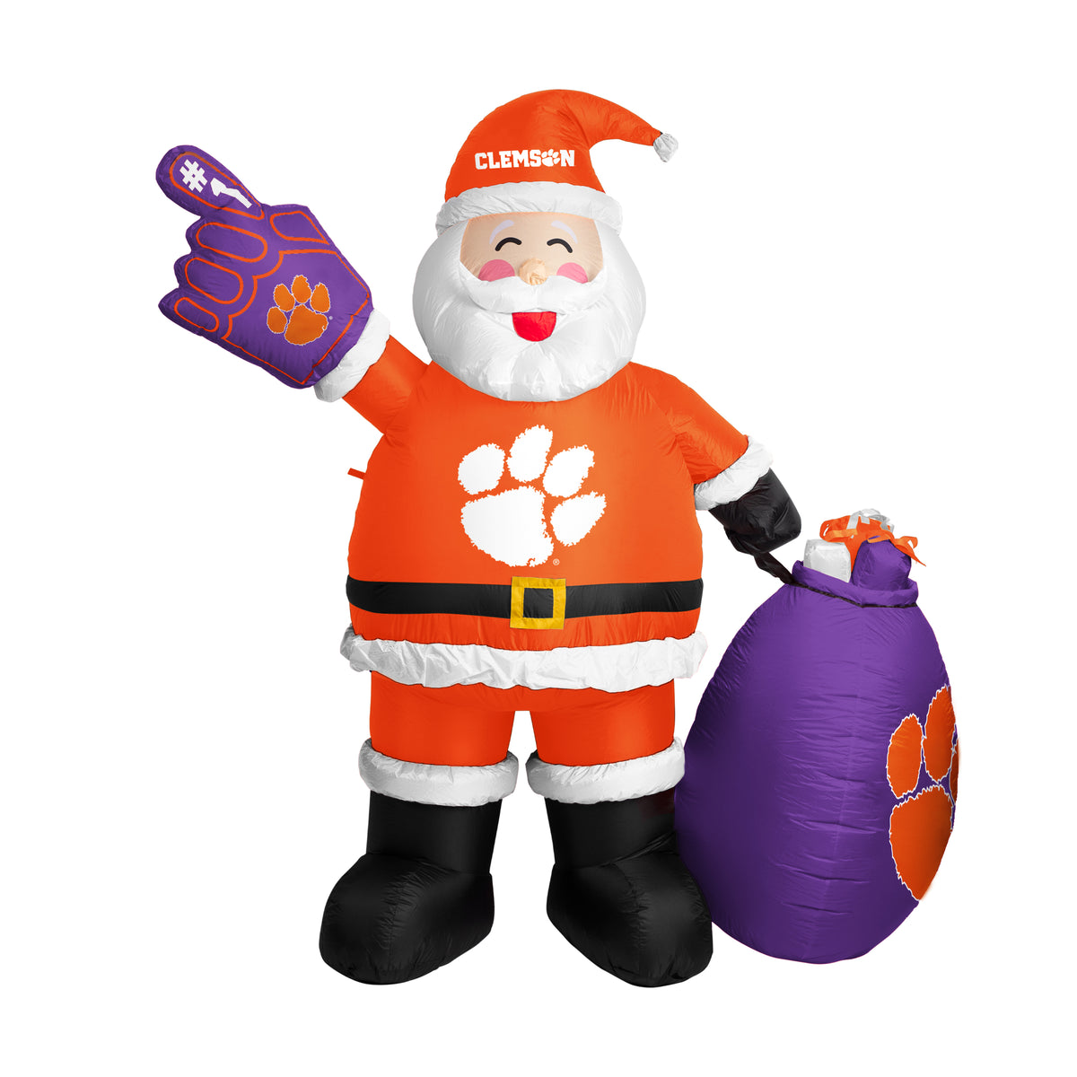 Clemson Inflatable Santa