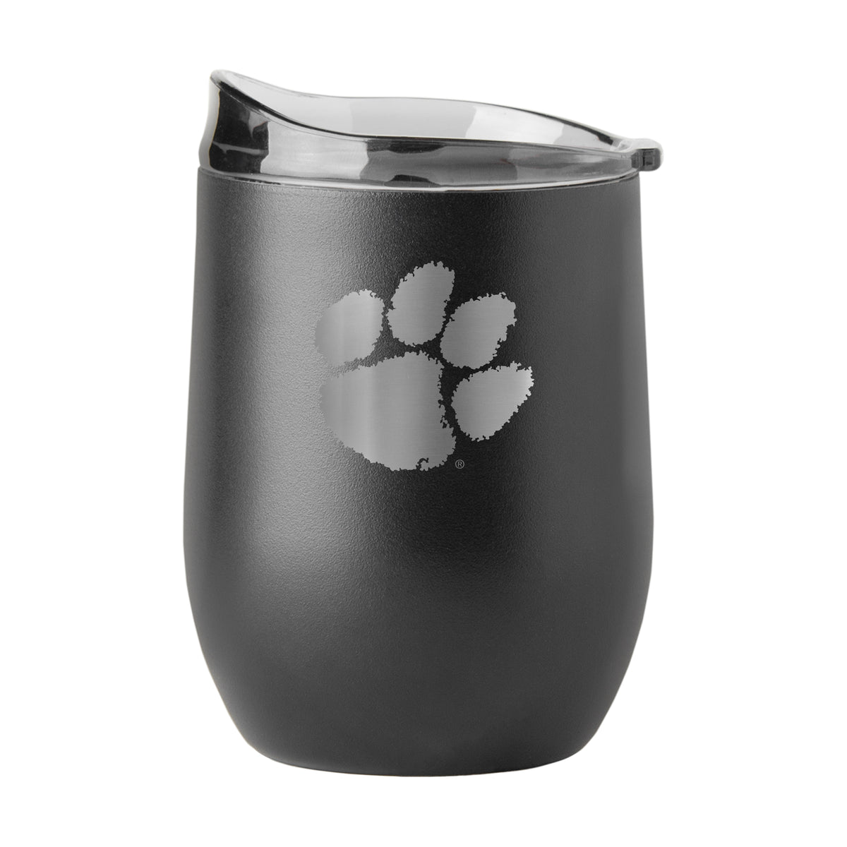Clemson Tigers 16oz Powder Coat Curved Beverage