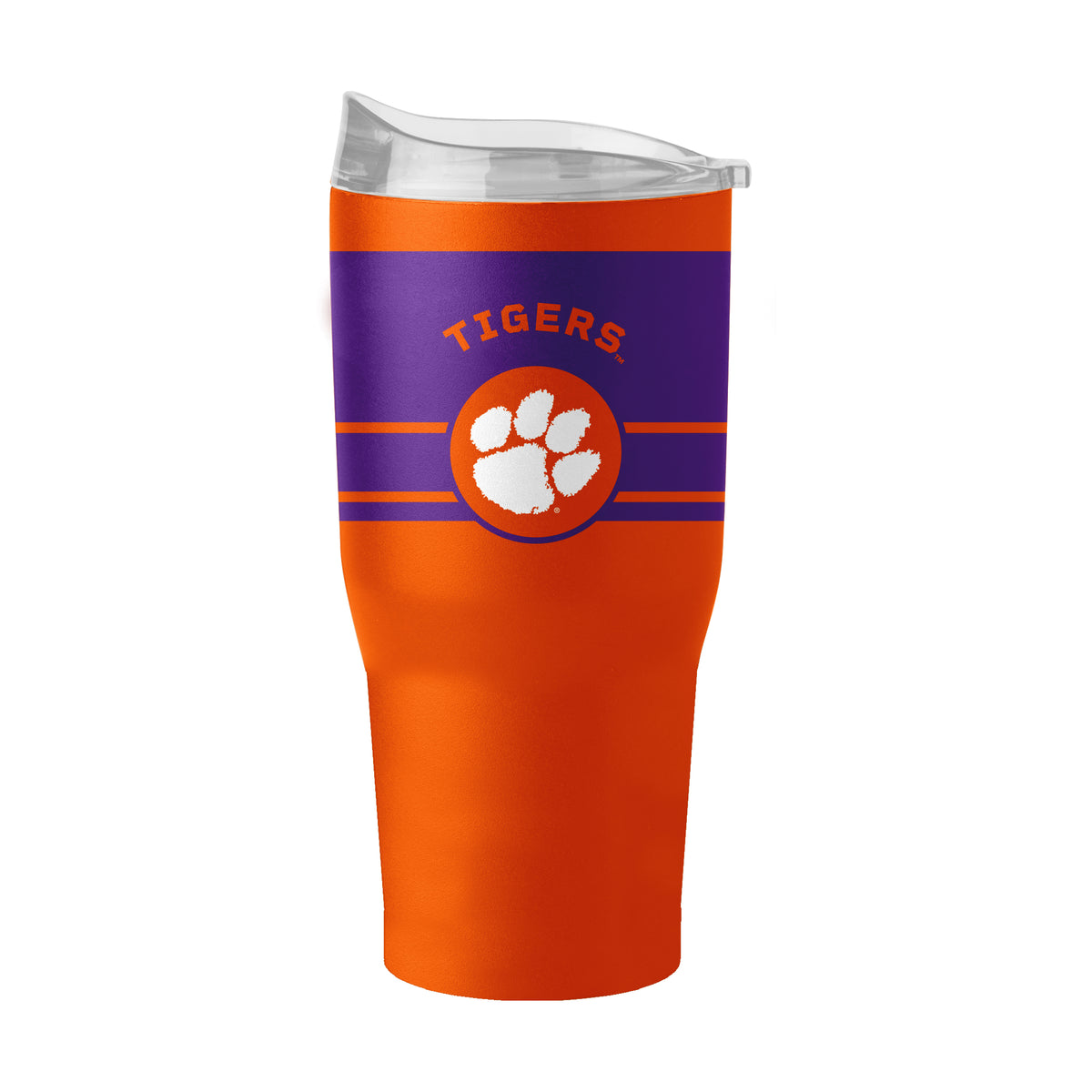 Clemson Tigers 30oz Powder Coat Tumbler