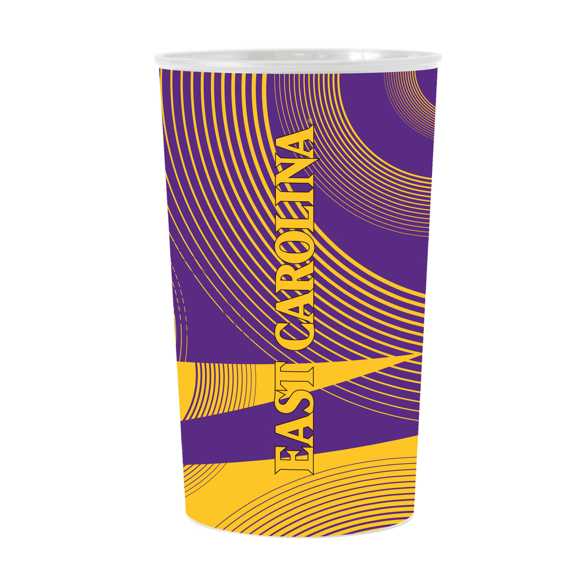 East Carolina Geometric Hardwall Cup 4 Pack