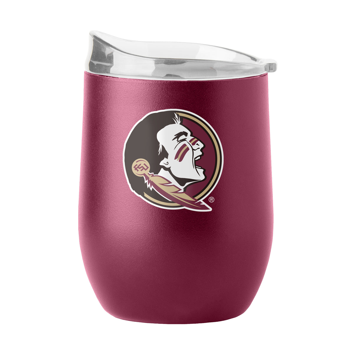 Florida State Seminoles 16oz Powder Coat Curved Beverage