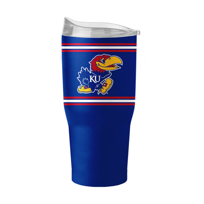 Kansas Jayhawks 30oz Powder Coat Tumbler