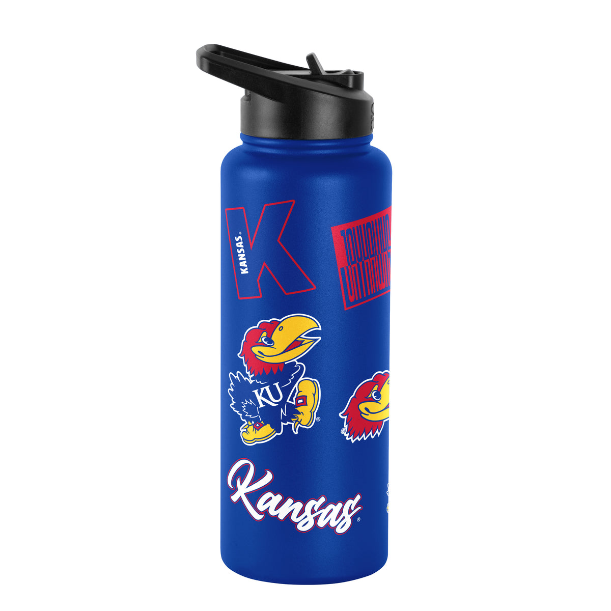 Kansas Jayhawks 34oz Quencher Bottle