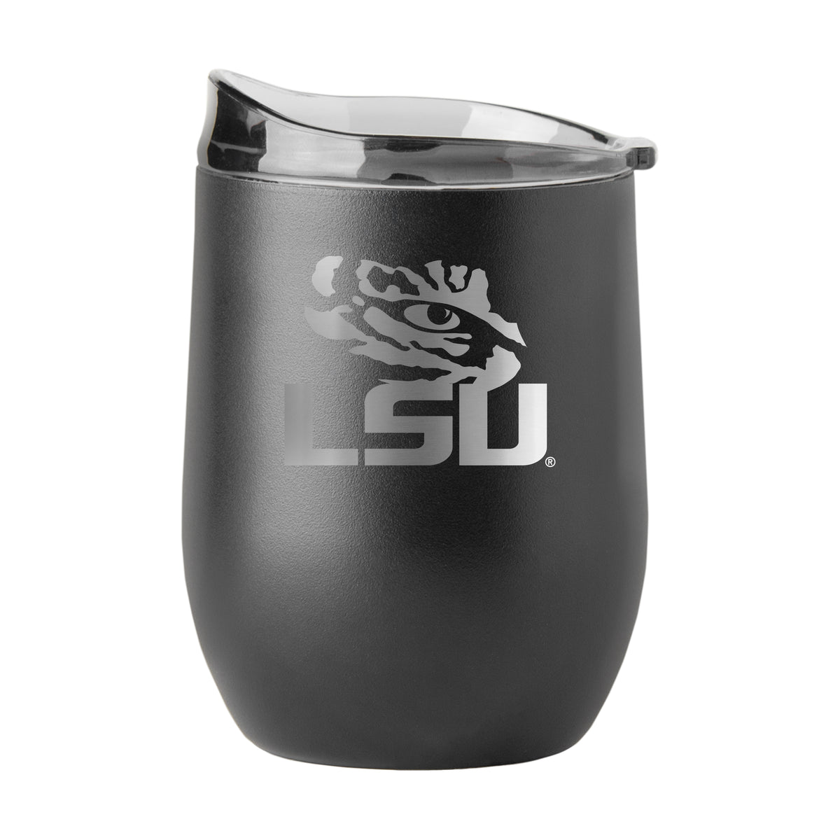 LSU Tigers 16oz Powder Coat Curved Beverage