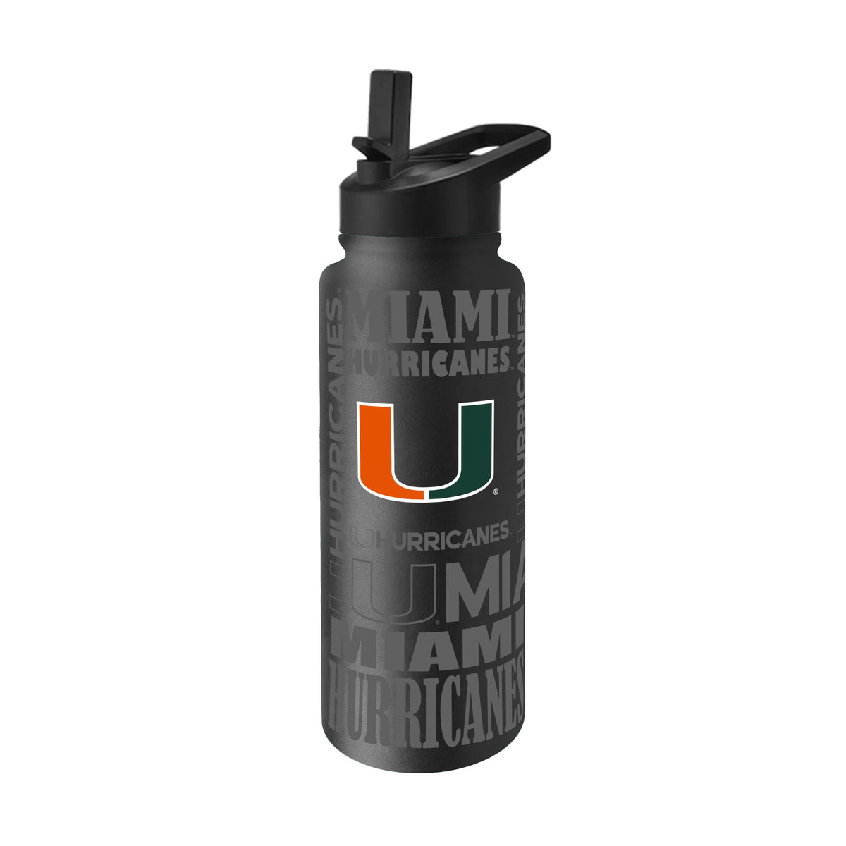 Miami Hurricanes 34oz Quencher Bottle