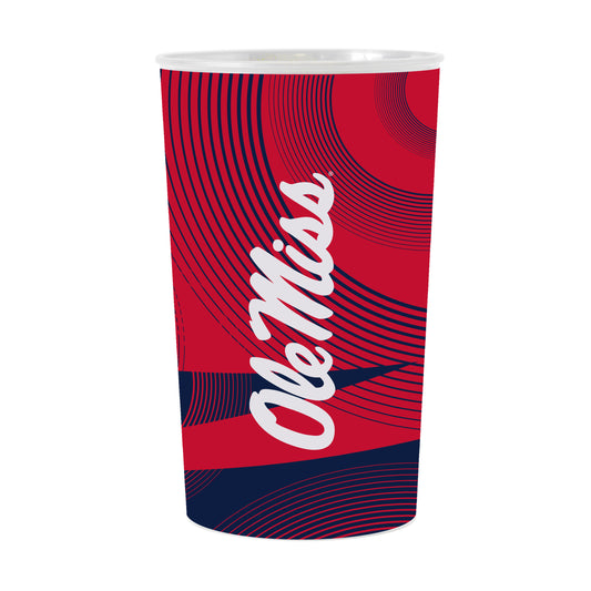 Ole Miss Geometric Hardwall Cup 4 Pack