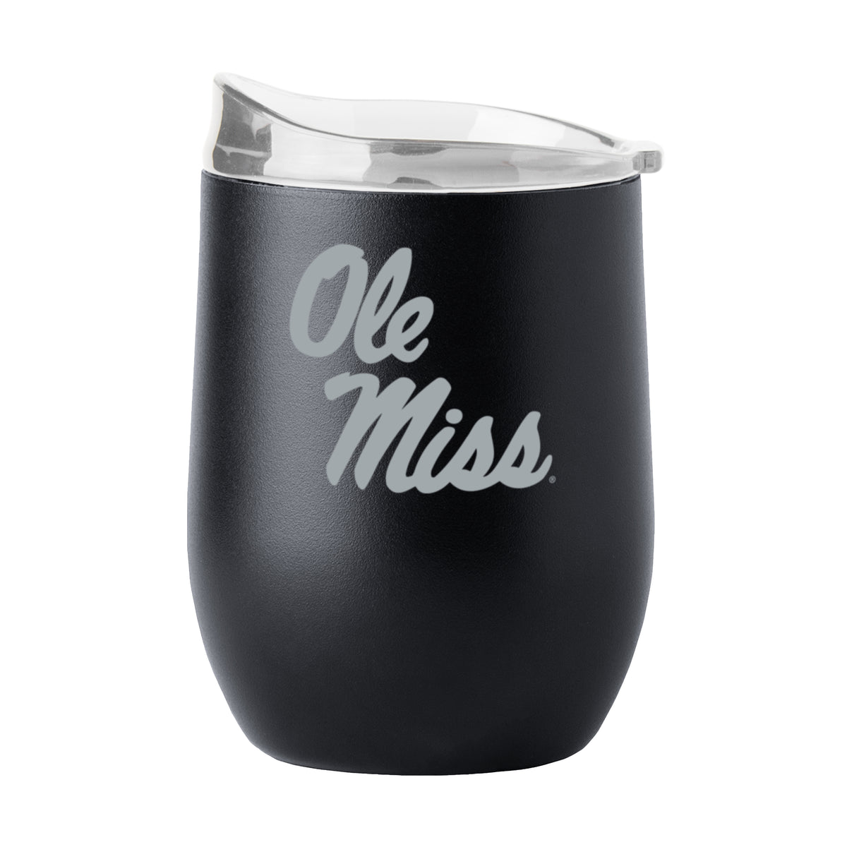 Ole Miss Rebels 16oz Powder Coat Curved Beverage
