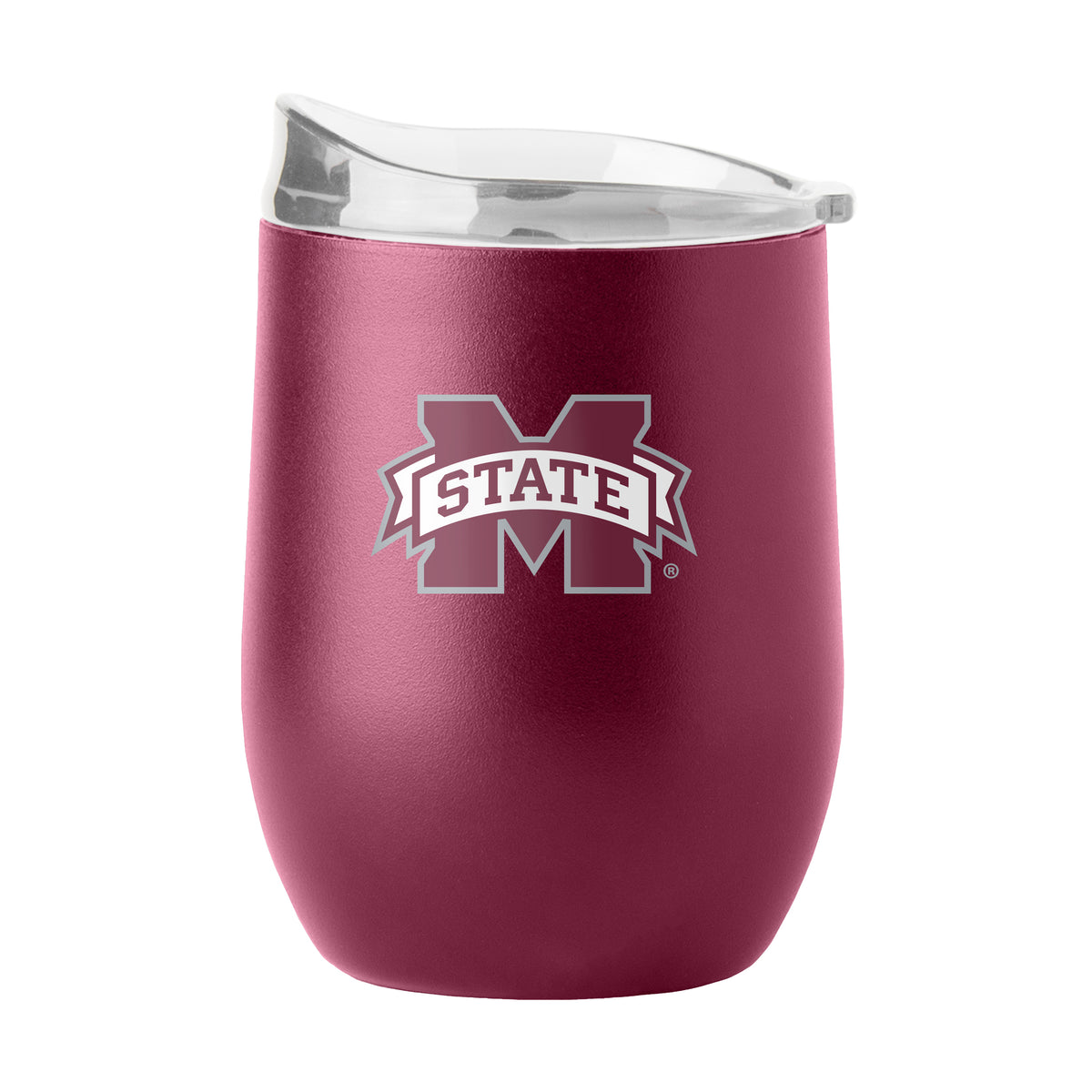 Mississippi State Bulldogs 16oz Powder Coat Curved Beverage