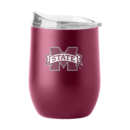 Mississippi State Bulldogs 16oz Powder Coat Curved Beverage