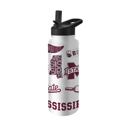 Mississippi State Bulldogs 34oz Quencher Bottle