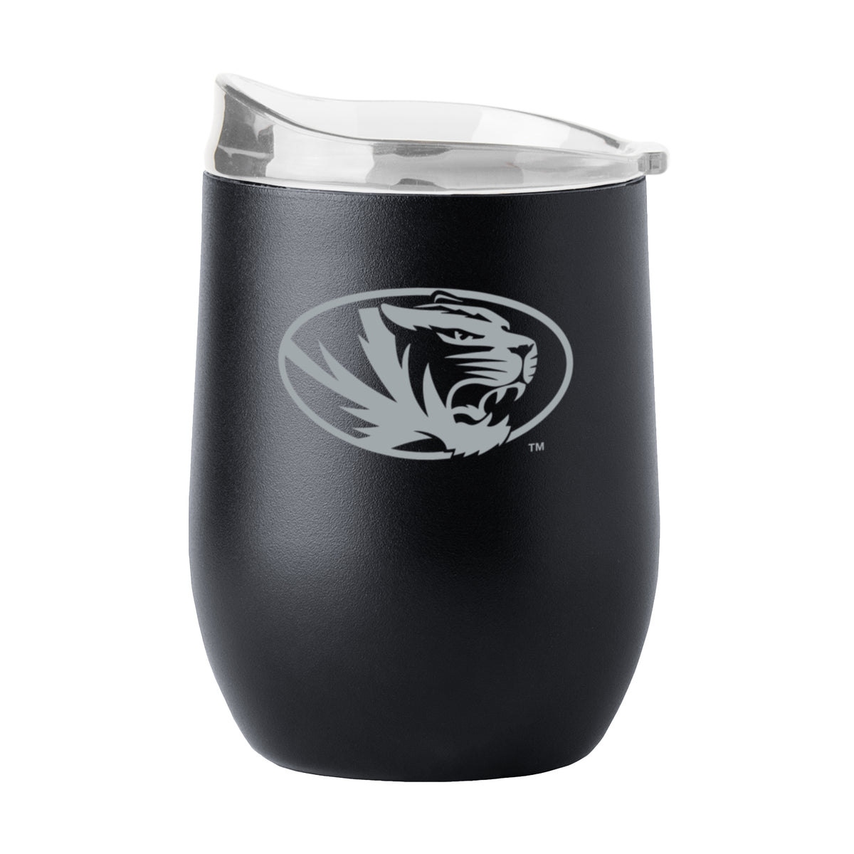 Missouri Tigers 16oz Powder Coat Curved Beverage