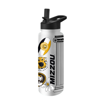 Missouri Tigers 34oz Quencher Bottle