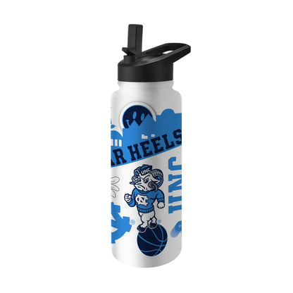 North Carolina Tar Heels 34oz Quencher Bottle