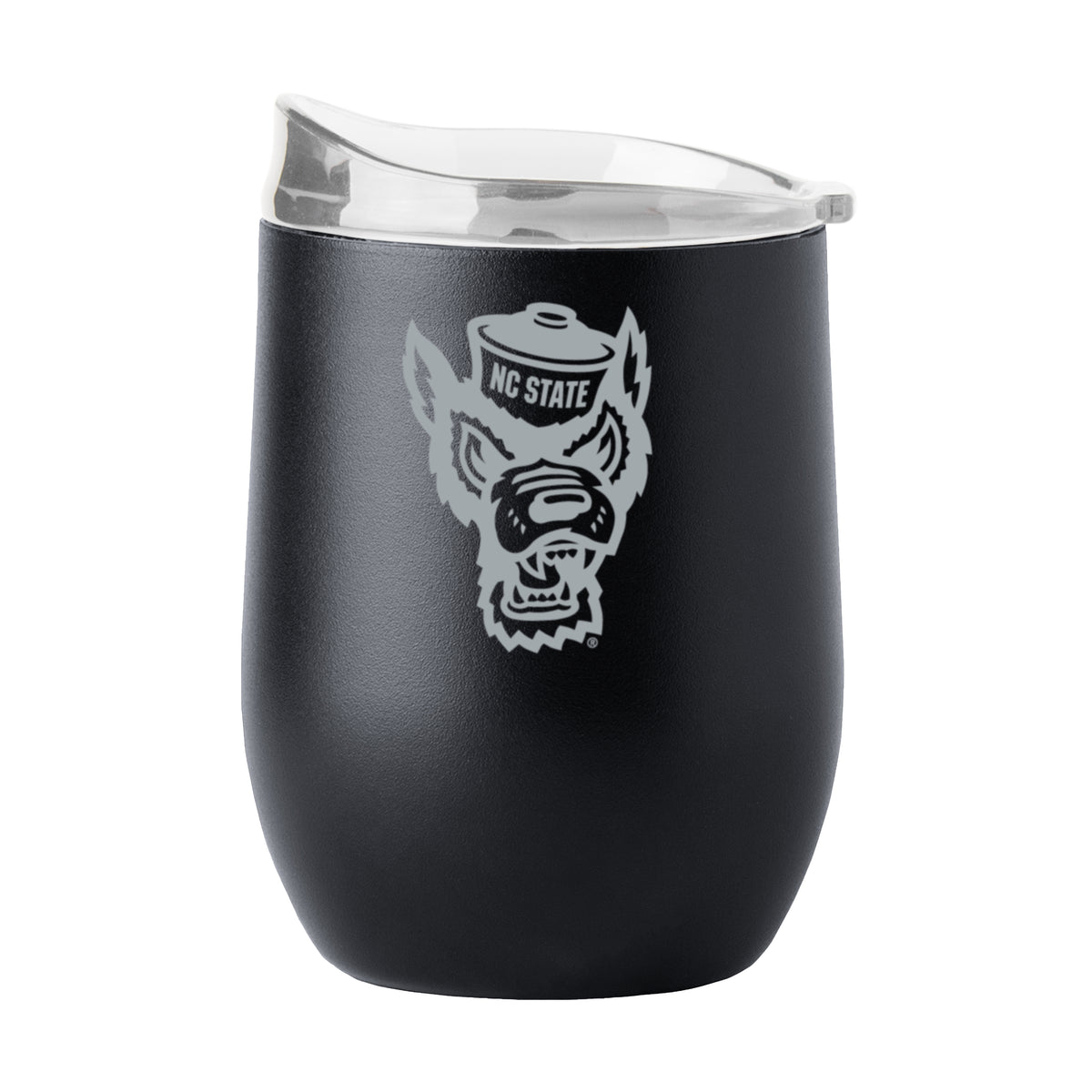 NC State Wolfpack 16oz Powder Coat Curved Beverage