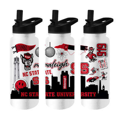 NC State Wolfpack 34oz Quencher Bottle