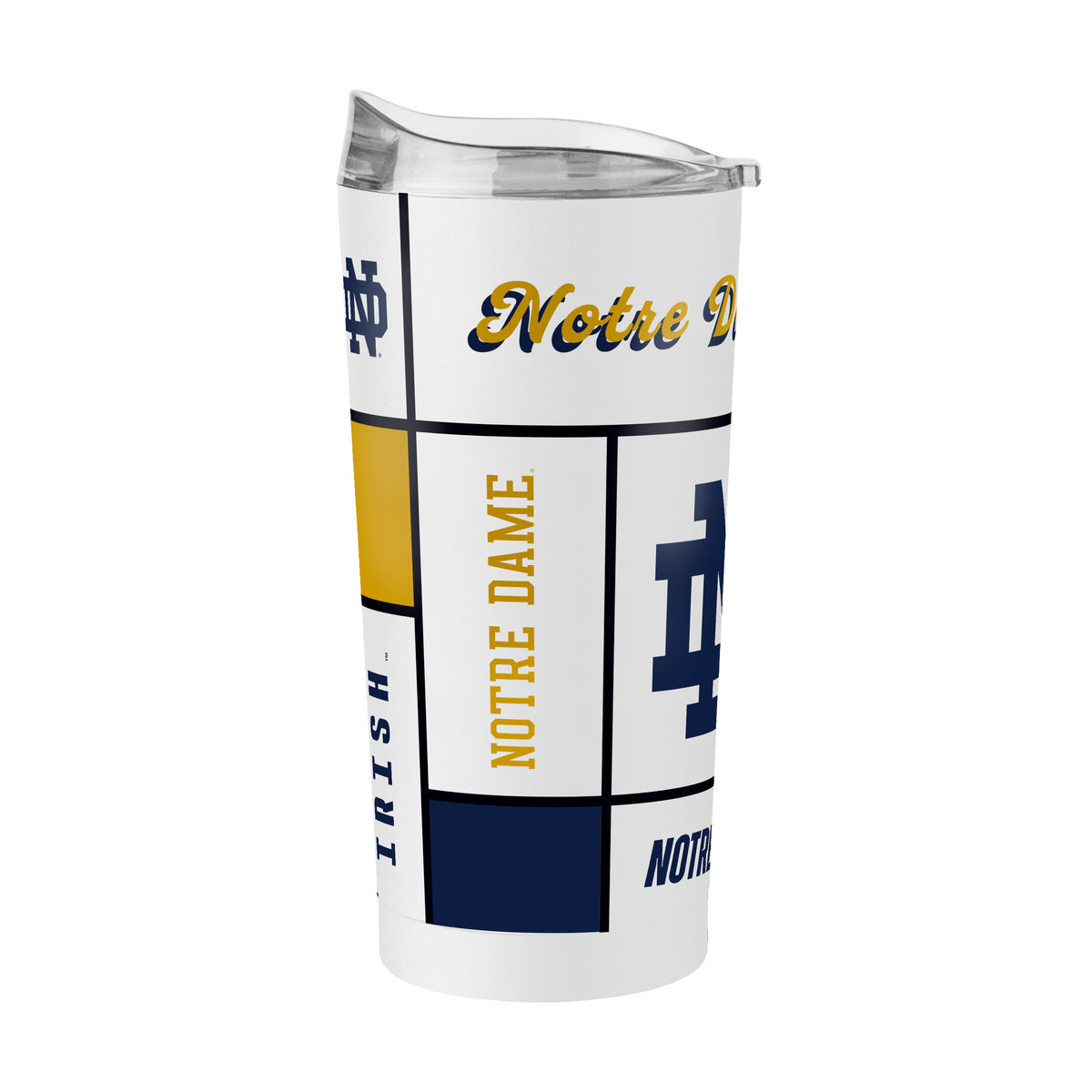 Notre Dame Fighting Irish 20oz Powder Coat Tumbler