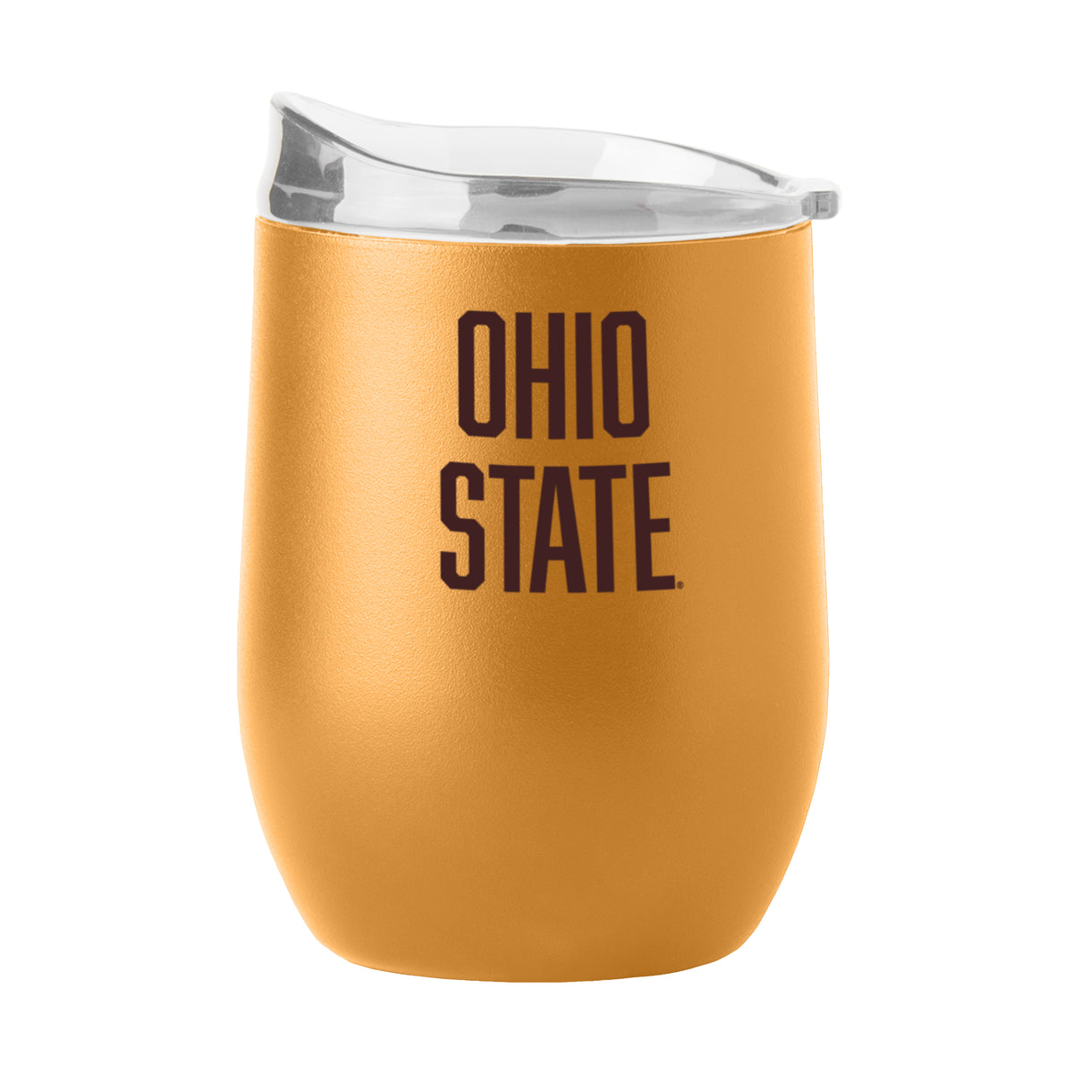 Ohio State Buckeyes 16oz Powder Coat Curved Beverage