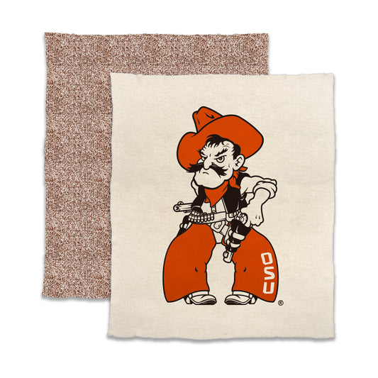 Oklahoma State Cowboys Luxe Prime Dreams Throw Blanket