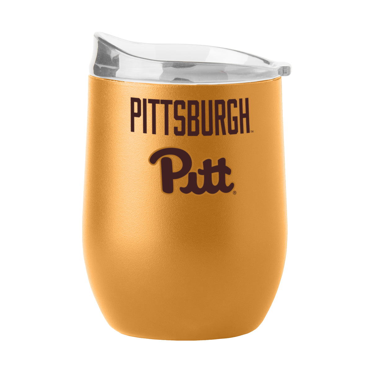 Pittsburgh Panthers 16oz Powder Coat Curved Beverage
