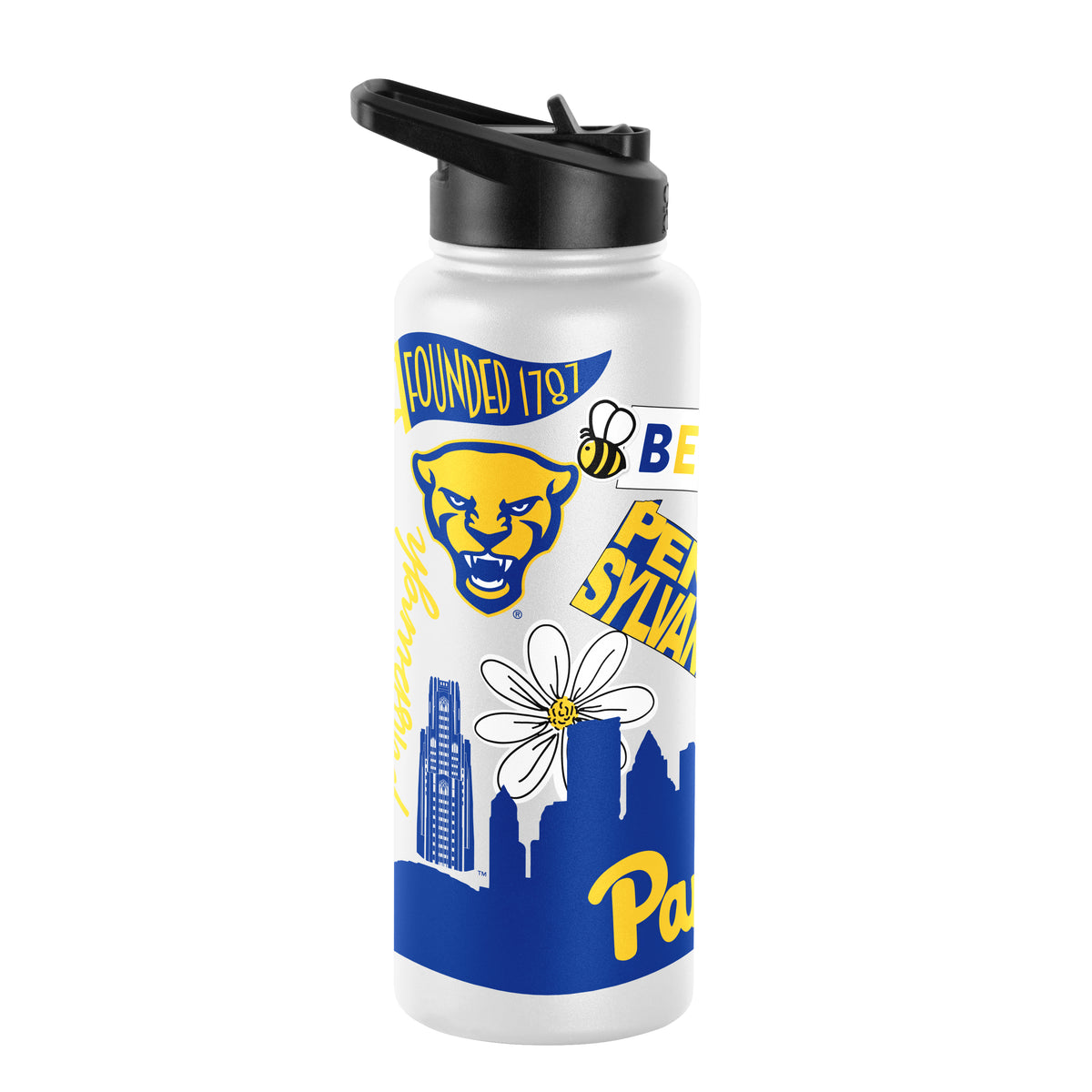Pittsburgh Panthers 34oz Quencher Bottle