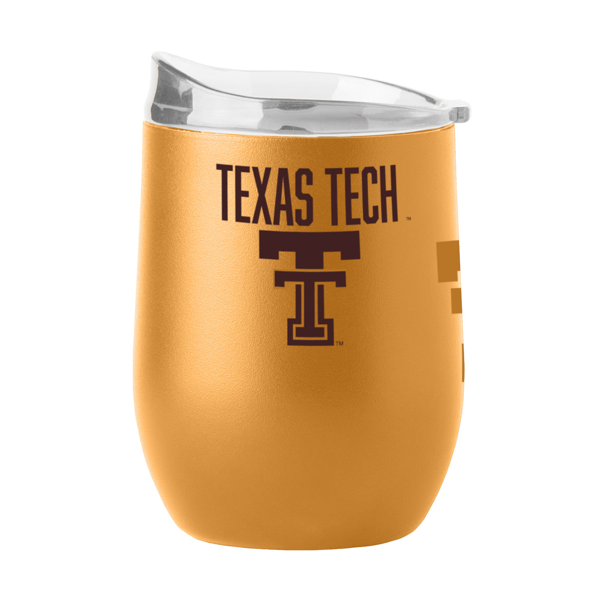 Texas Tech Red Raiders 16oz Powder Coat Curved Beverage