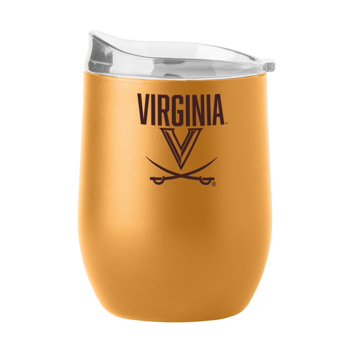 Virginia Cavaliers 16oz Powder Coat Curved Beverage