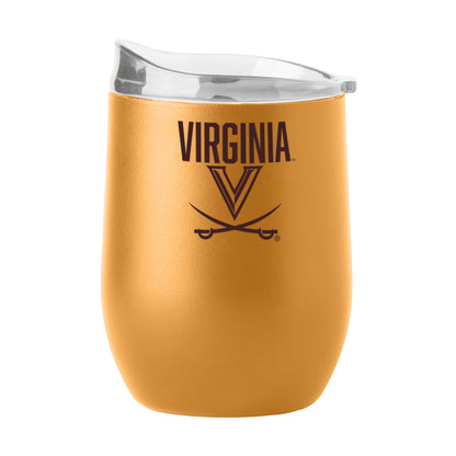 Virginia Cavaliers 16oz Powder Coat Curved Beverage