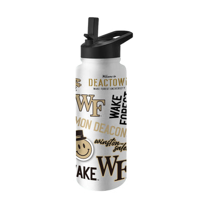 Wake Forest Demon Deacons 34oz Quencher Bottle