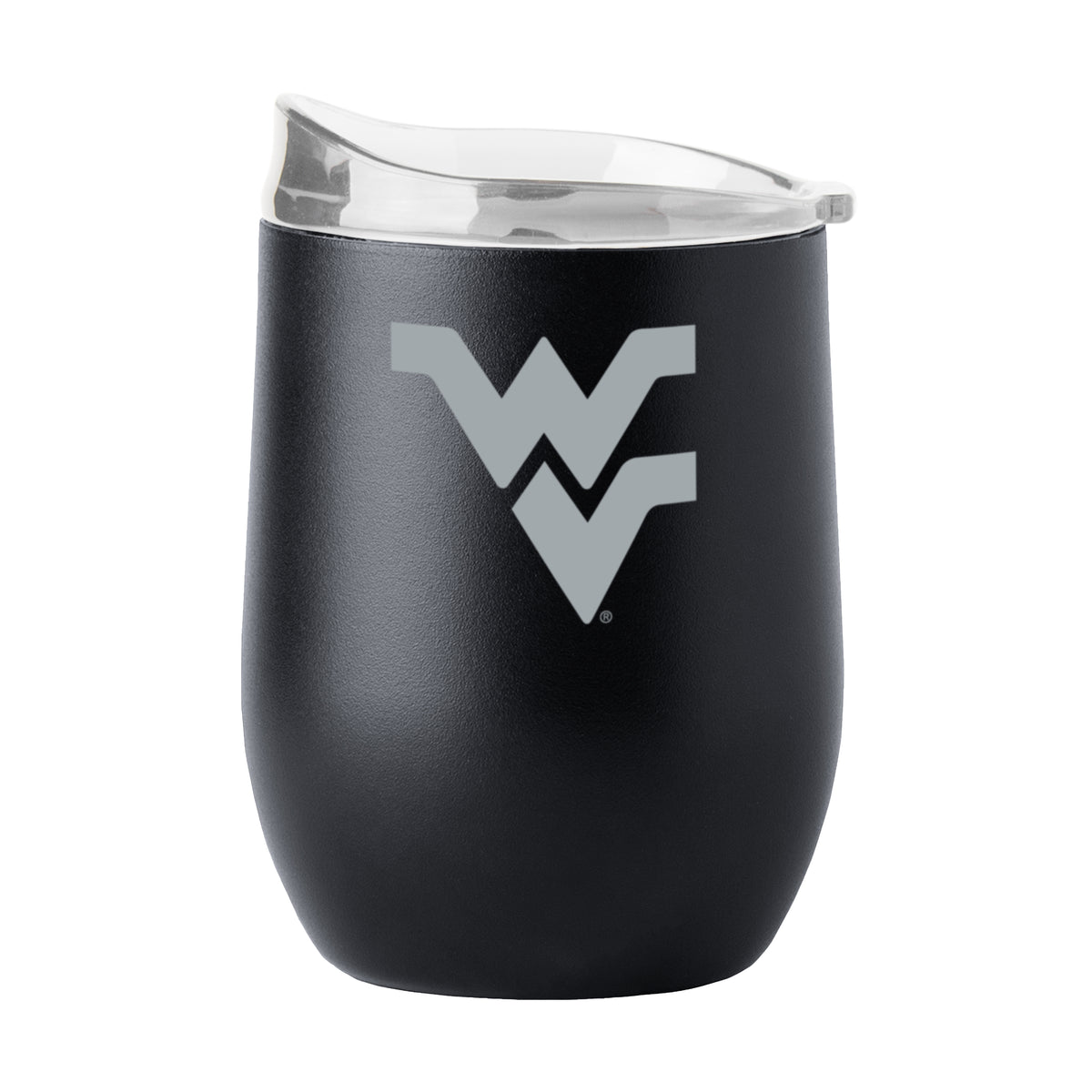 West Virginia Mountaineers 16oz Powder Coat Curved Beverage