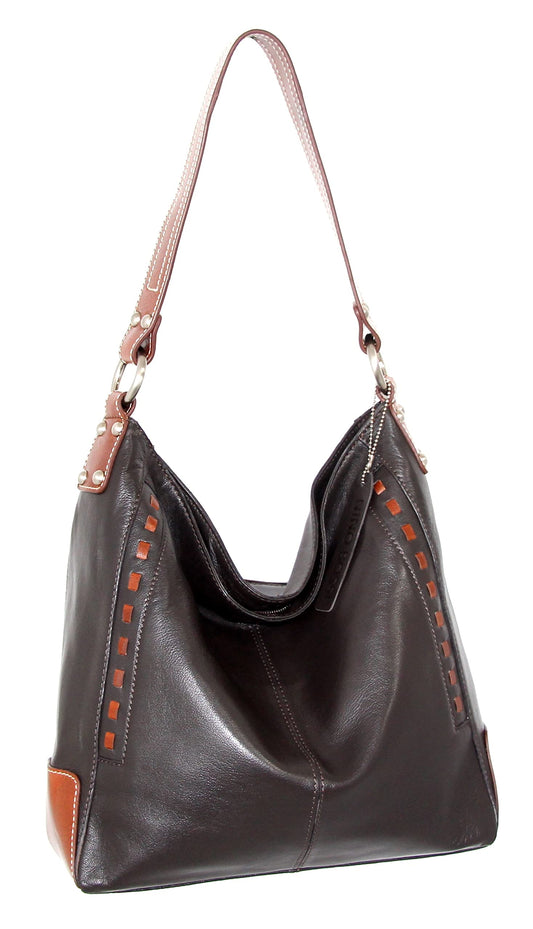 Everyday Leather Hobo Bag in Chocolate